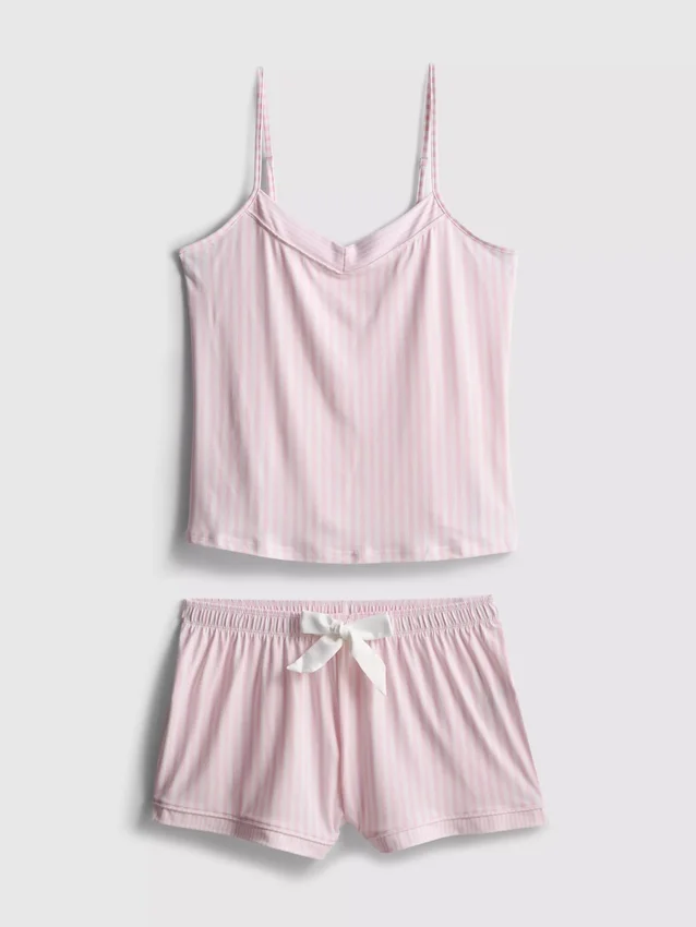 Pijamas cortos a rayas