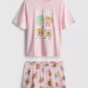 Pijamas cortos con diseño de Bob Esponja