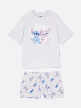 Pijamas cortos con diseño de Stitch de Disney