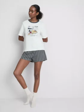 Pijamas cortos con estampado de Mickey Mouse de Disney