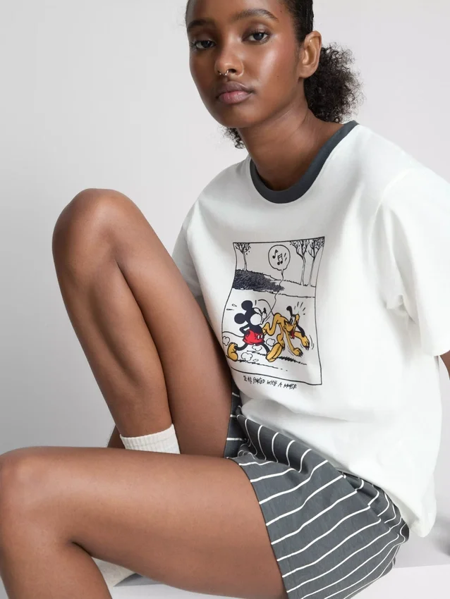 Pijamas cortos con estampado de Mickey Mouse de Disney