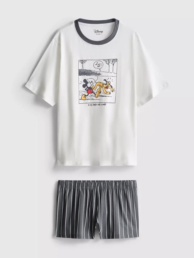 Pijamas cortos con estampado de Mickey Mouse de Disney