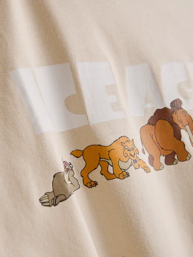 Pijamas cortos de algodón con diseño de «La Edad de Hielo» de Disney