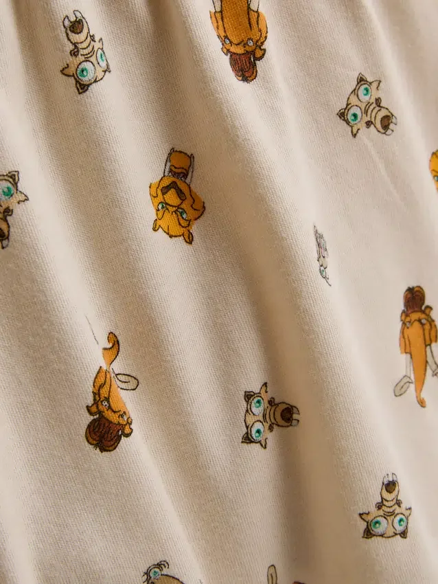 Pijamas cortos de algodón con diseño de «La Edad de Hielo» de Disney
