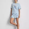 Pijamas cortos de algodón con diseño de Stitch de Disney