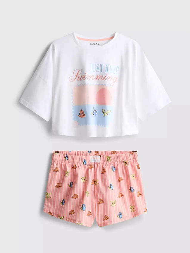 Pijamas cortos de algodón de «Buscando a Nemo» de Disney·Pixar