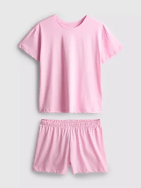 Pijamas cortos de camisas de algodón