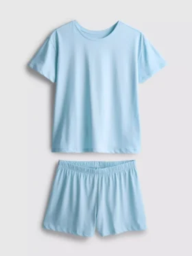 Pijamas cortos de camisas de algodón