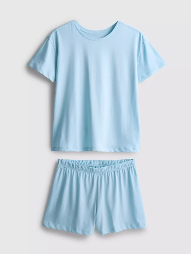 Pijamas cortos de camisas de algodón