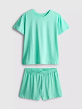 Pijamas cortos de camisas de algodón
