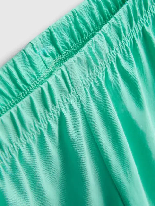 Pijamas cortos de camisas de algodón