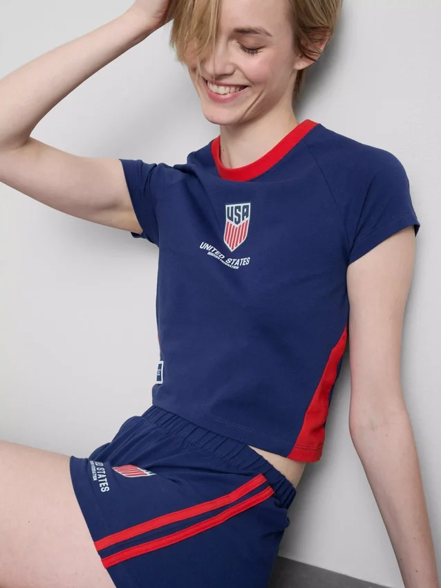 Pijamas cortos de fútbol americano de EE. UU.