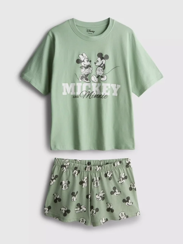 Pijamas cortos de Mickey y Minnie Mouse de Disney