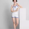 Pijamas cortos elásticos con alto contenido de algodón