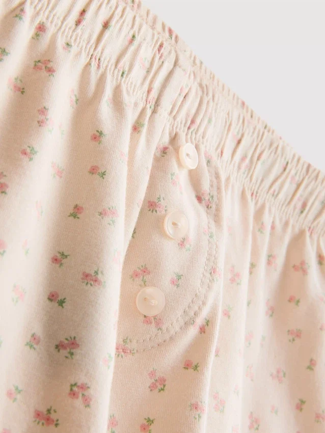 Pijamas cortos elásticos con alto contenido de algodón