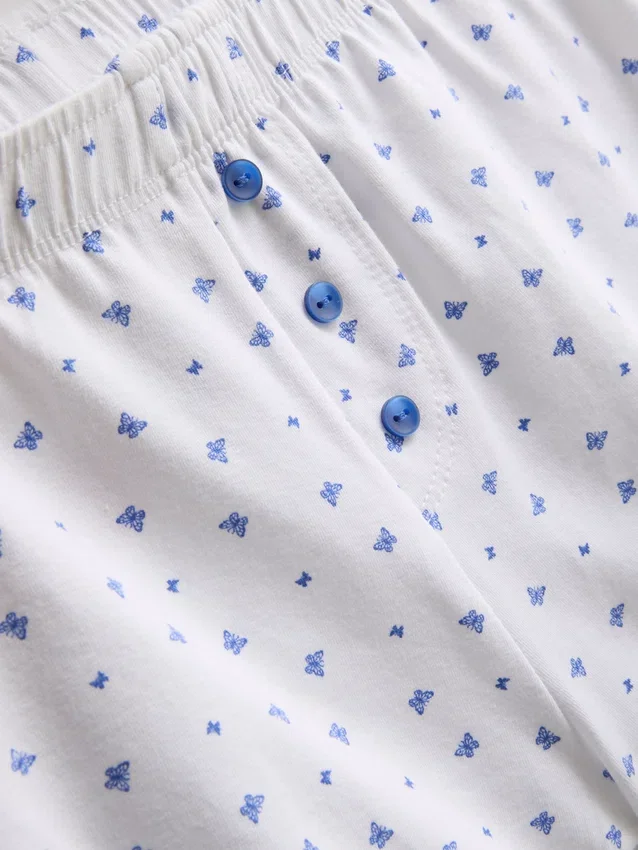 Pijamas cortos elásticos con alto contenido de algodón