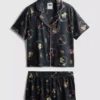 Pijamas cortos estilo boyfriend con estampado de Bratz