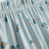 Pijamas cortos estilo boyfriend con estampado de desayuno