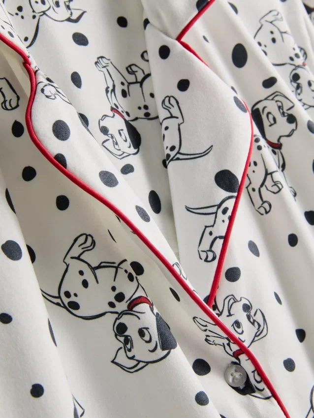 Pijamas cortos estilo boyfriend con estampado de «Los 101 dálmatas» de Disney