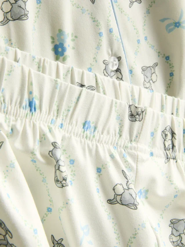 Pijamas cortos estilo boyfriend de Bambi y Thumper de Disney