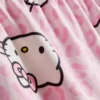 Pijamas cortos estilo boyfriend de Hello Kitty