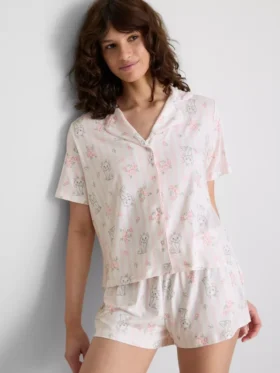 Pijamas cortos estilo boyfriend de Marie, de «Los aristogatos» de Disney