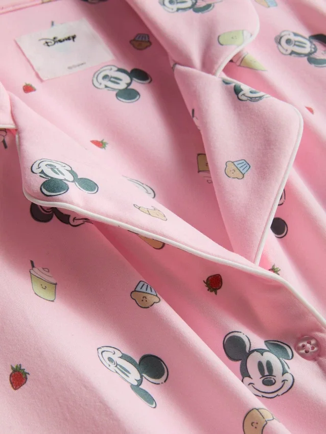 Pijamas cortos estilo boyfriend de Mickey Mouse de Disney