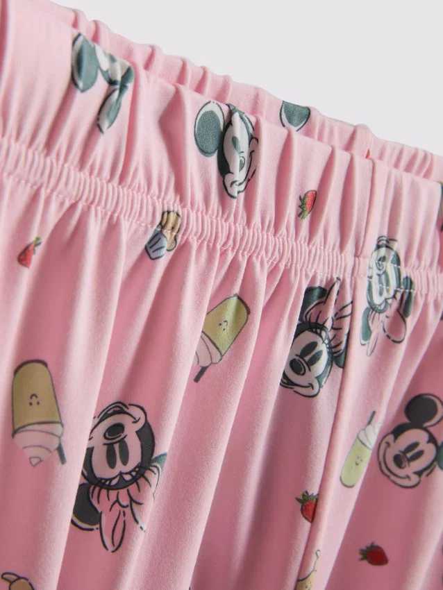 Pijamas cortos estilo boyfriend de Mickey Mouse de Disney