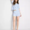 Pijamas cortos estilo boyfriend estampados