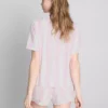 Pijamas cortos estilo boyfriend estampados