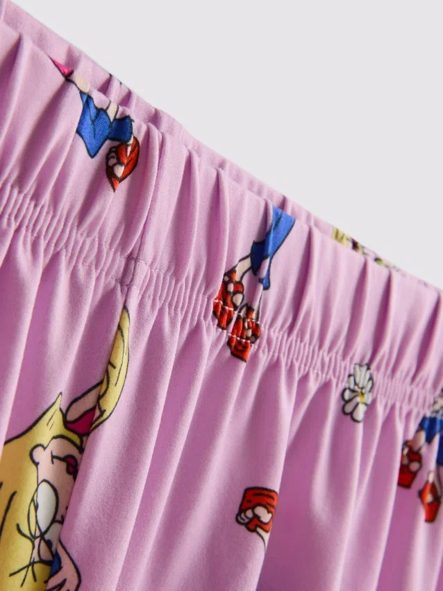 Pijamas cortos estilo novio de Lizzie McGuire de Disney