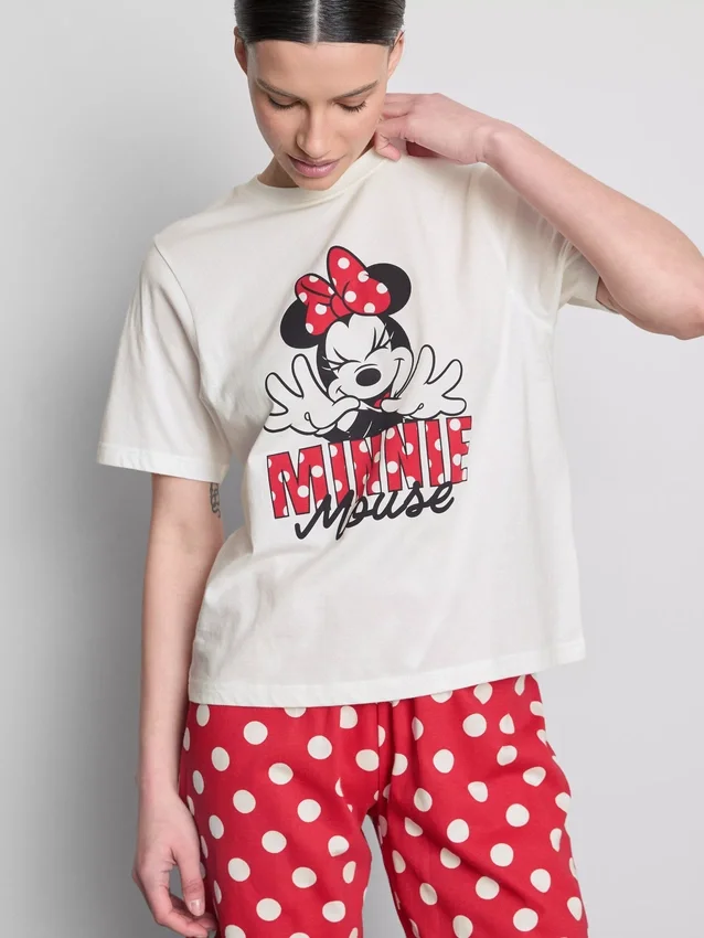 Pijamas de algodón con diseño de Minnie Mouse de Disney