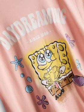 Pijamas de algodón con el personaje Bob Esponja