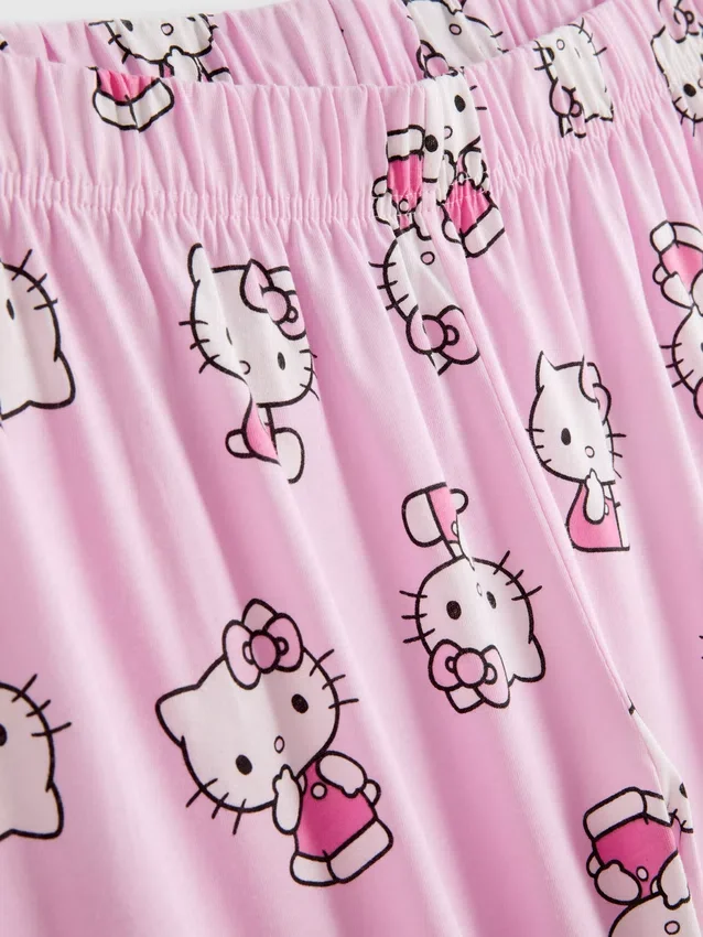 Pijamas de algodón con el personaje Hello Kitty