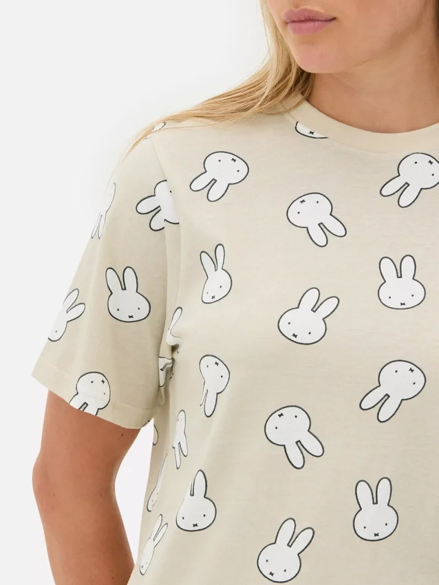 Pijamas de algodón con estampado de Miffy