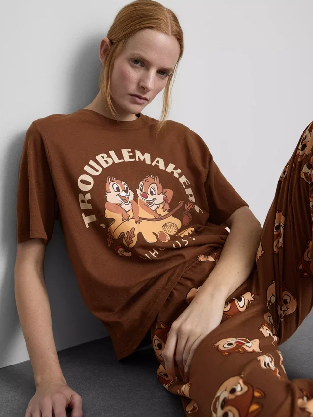 Pijamas de algodón de Chip y Dale de Disney