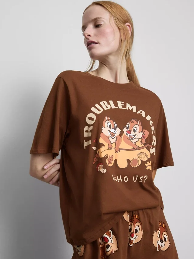 Pijamas de algodón de Chip y Dale de Disney