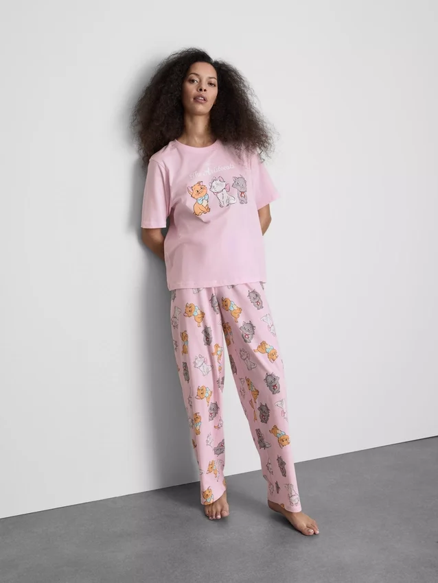 Pijamas de algodón de «Los aristogatos» de Disney