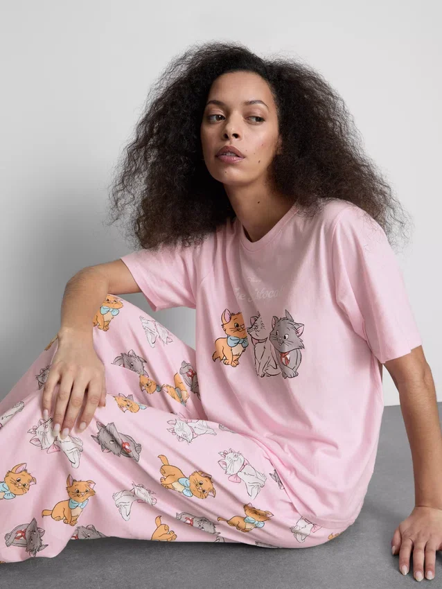 Pijamas de algodón de «Los aristogatos» de Disney