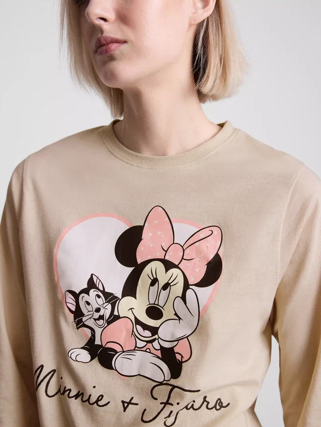 Pijamas de algodón estampados de Minnie Mouse de Disney