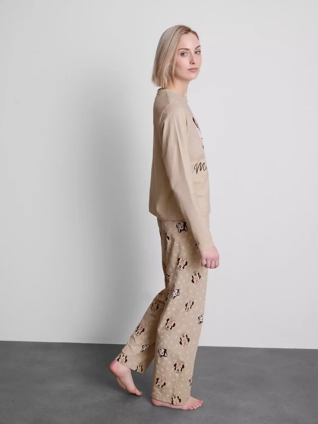 Pijamas de algodón estampados de Minnie Mouse de Disney