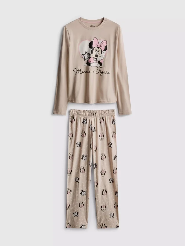 Pijamas de algodón estampados de Minnie Mouse de Disney