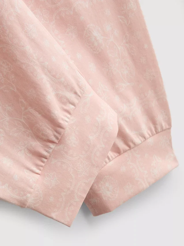 Pijamas de algodón estampados de pantalones cortos