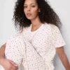 Pijamas de algodón estampados de pantalones cortos