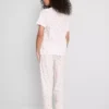 Pijamas de algodón estampados de pantalones cortos