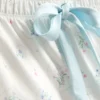 Pijamas de camisola con lazo de satén estampado