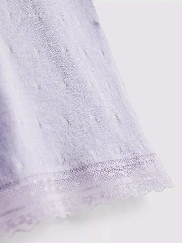 Pijamas de camisola y pantalones cortos sin costuras