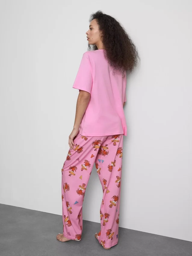 Pijamas de Disney «Del revés» con motivo de ansiedad