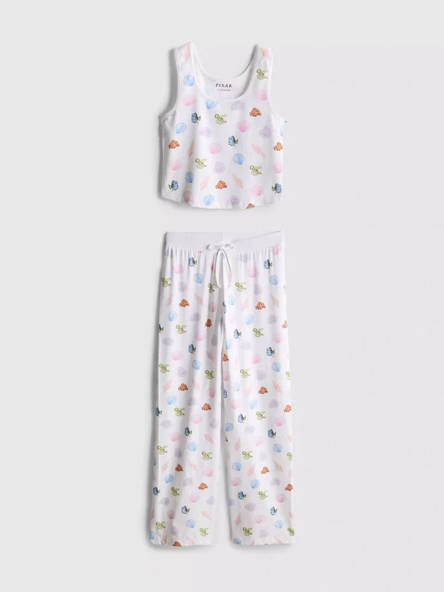 Pijamas de Disney·Pixar «Buscando a Nemo» con camiseta sin mangas estampada, de tejido con alto contenido de algodón