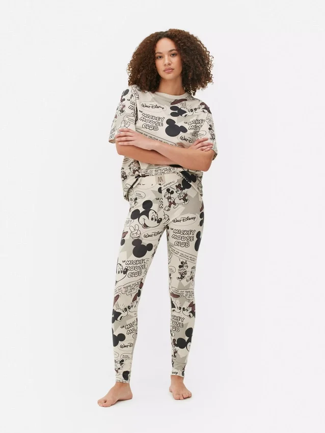 Pijamas de estilo cómic retro de Mickey Mouse de Disney